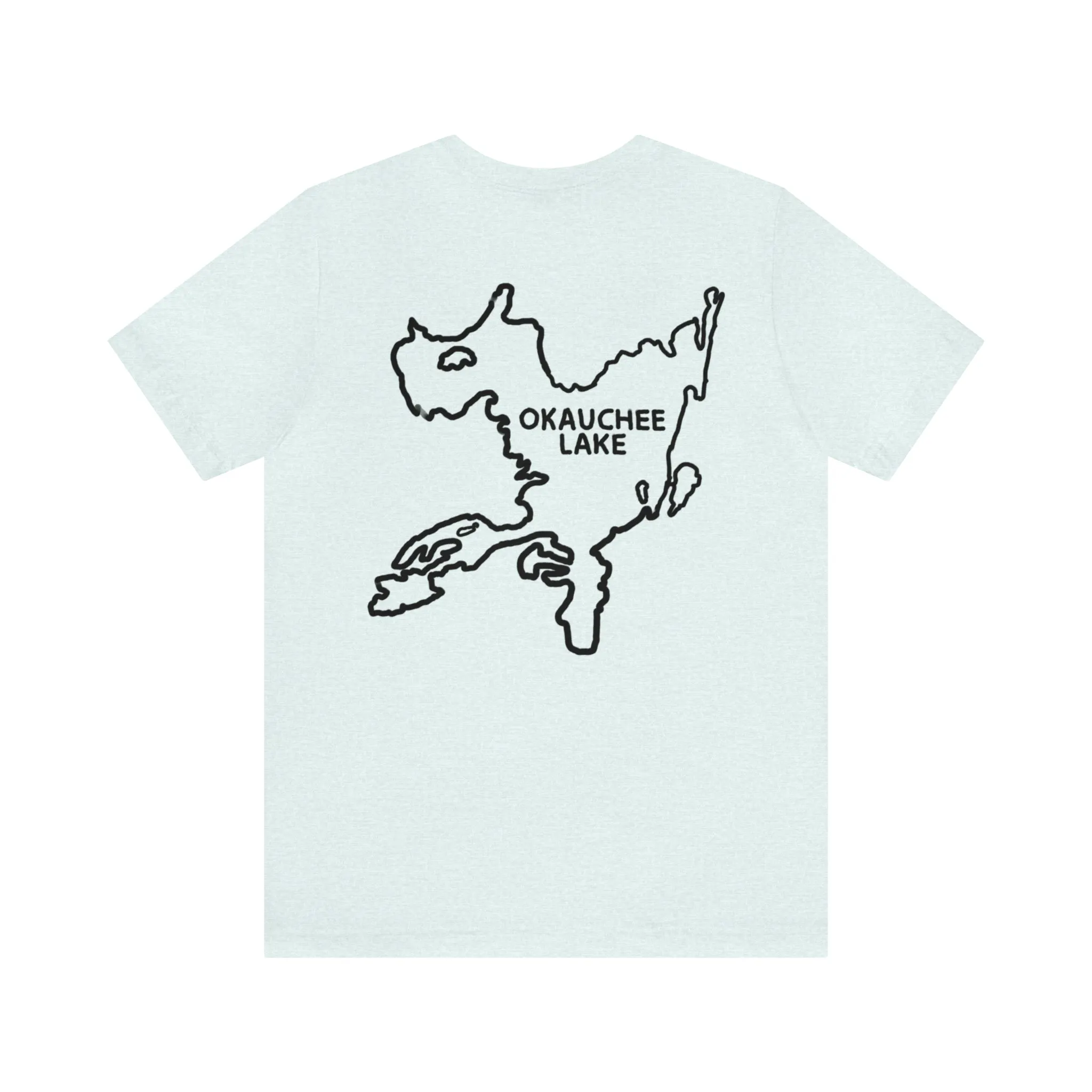 Okauchee Lake, Malibu Wakesetter - Unisex Lightweight Short Sleeve Tee