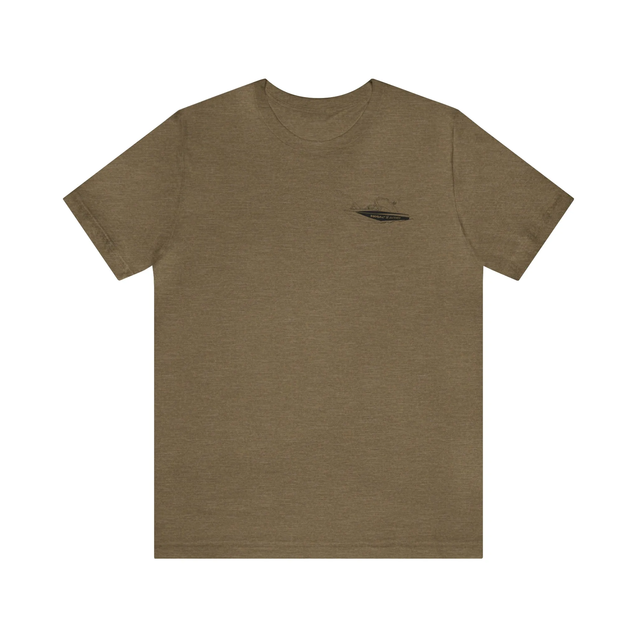 Okauchee Lake, Malibu Wakesetter - Unisex Lightweight Short Sleeve Tee