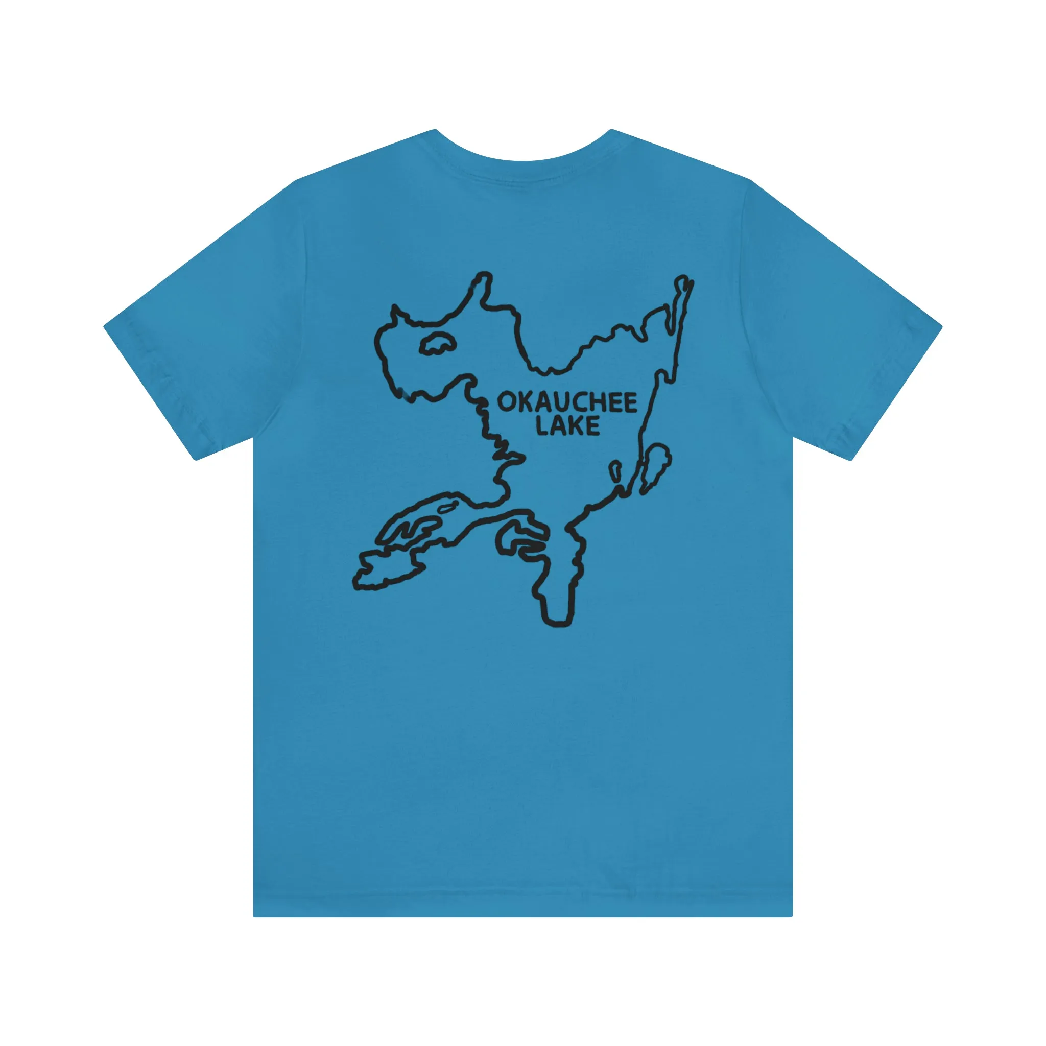 Okauchee Lake, Malibu Wakesetter - Unisex Lightweight Short Sleeve Tee