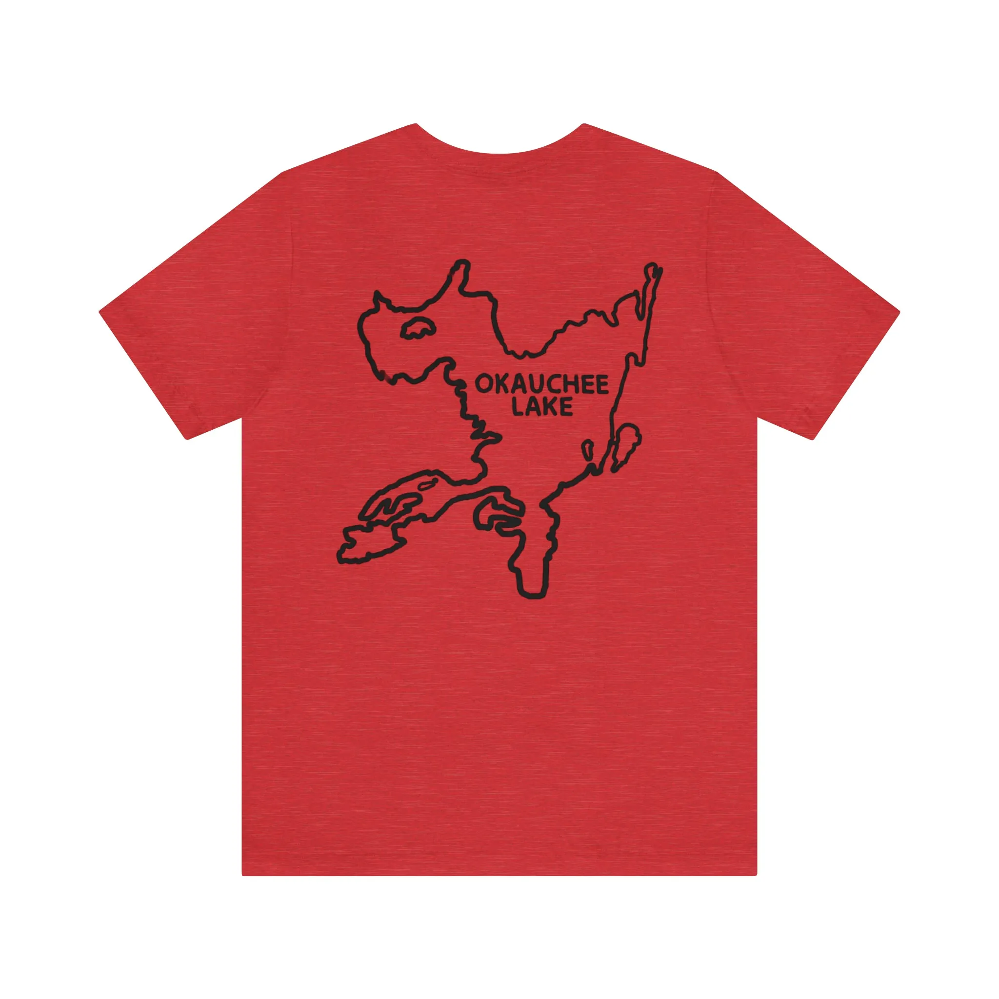 Okauchee Lake, Malibu Wakesetter - Unisex Lightweight Short Sleeve Tee