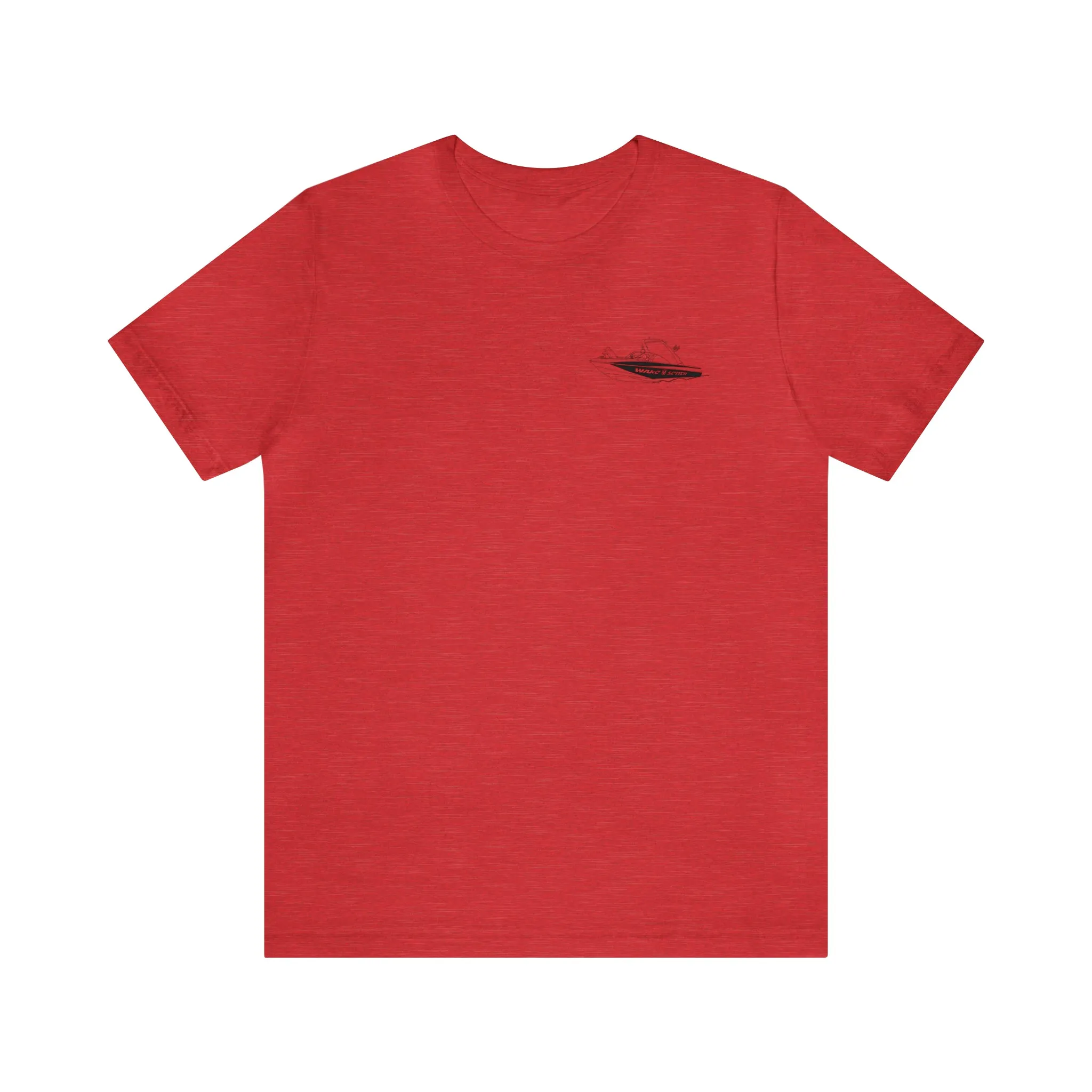Okauchee Lake, Malibu Wakesetter - Unisex Lightweight Short Sleeve Tee