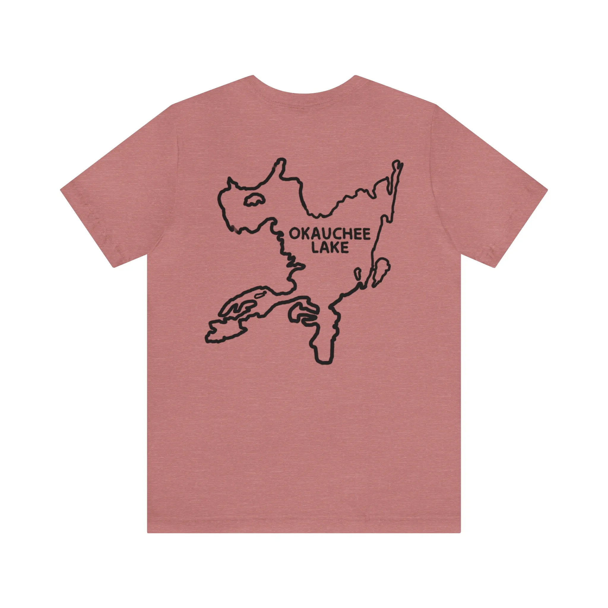 Okauchee Lake, Malibu Wakesetter - Unisex Lightweight Short Sleeve Tee