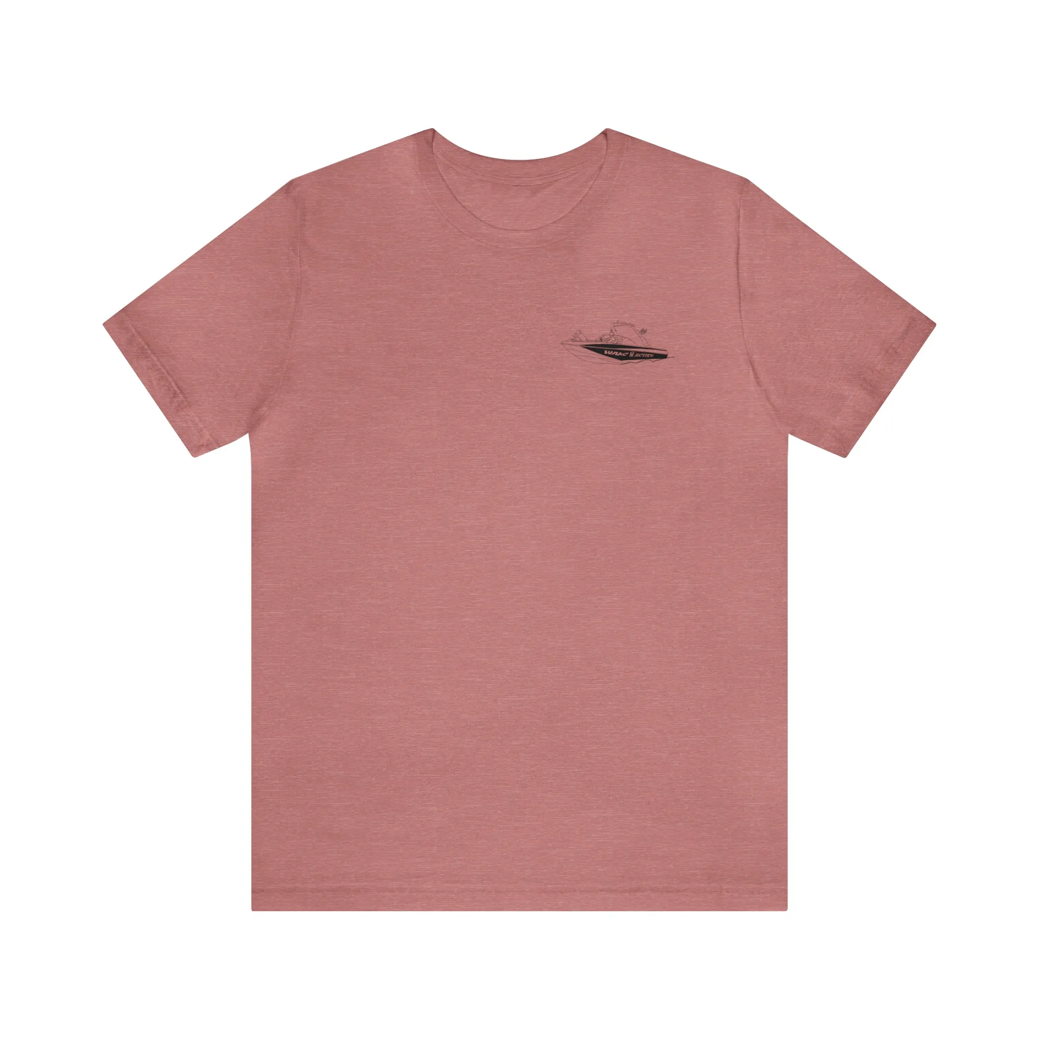 Okauchee Lake, Malibu Wakesetter - Unisex Lightweight Short Sleeve Tee