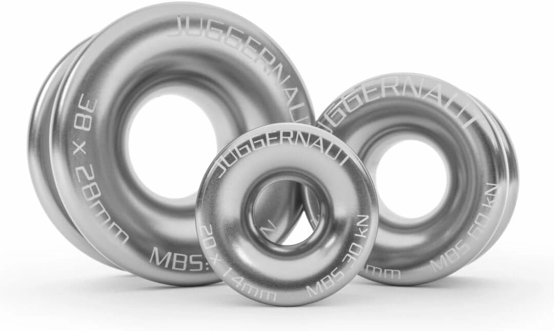 Omega Pacific Juggernaut Low Friction Rings - with no moving parts and manufactured from a solid piece of metal, These rings are near indestructible