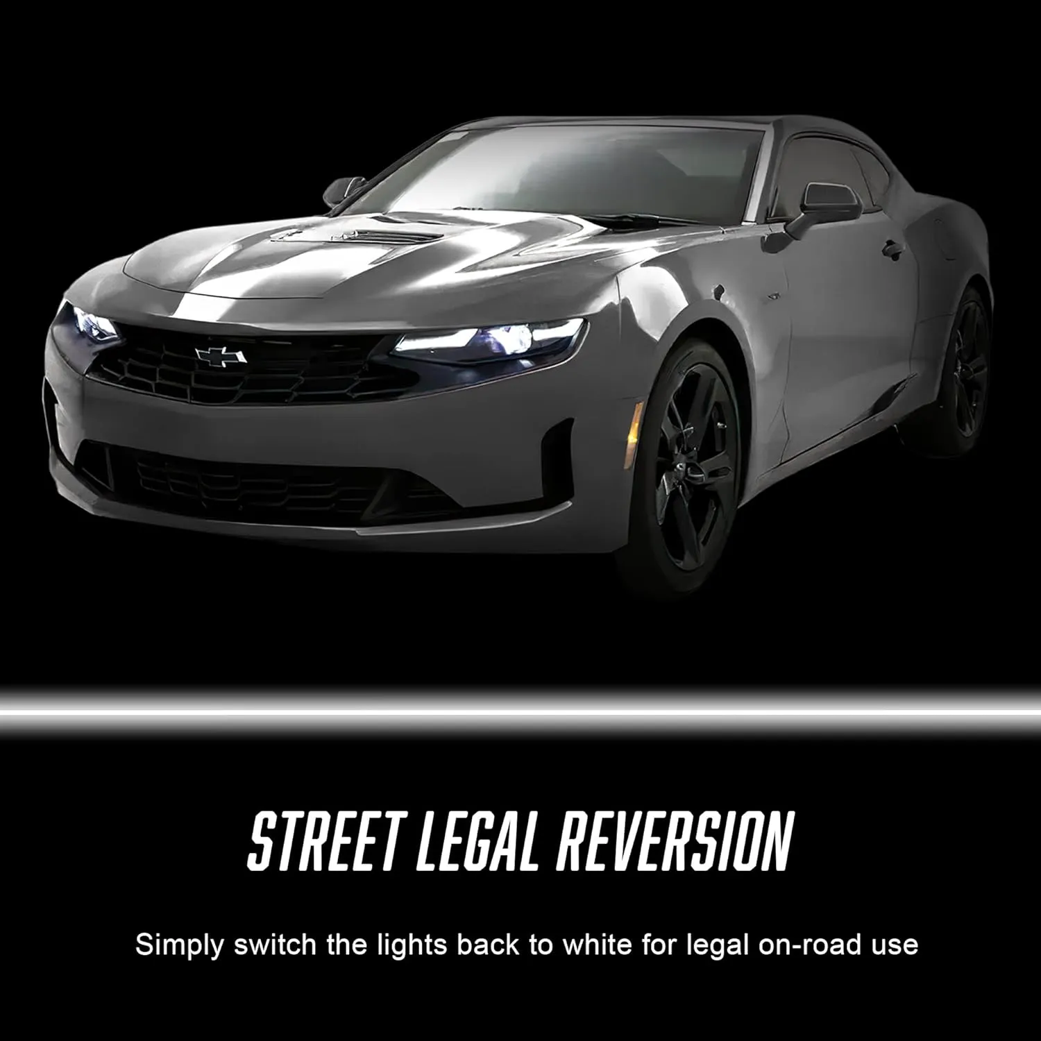 ORACLE Lighting Compatible with 2019-2023 Chevrolet Camaro LS/LT ColorSHIFT® RGB A Headlight DRL Upgrade Kit