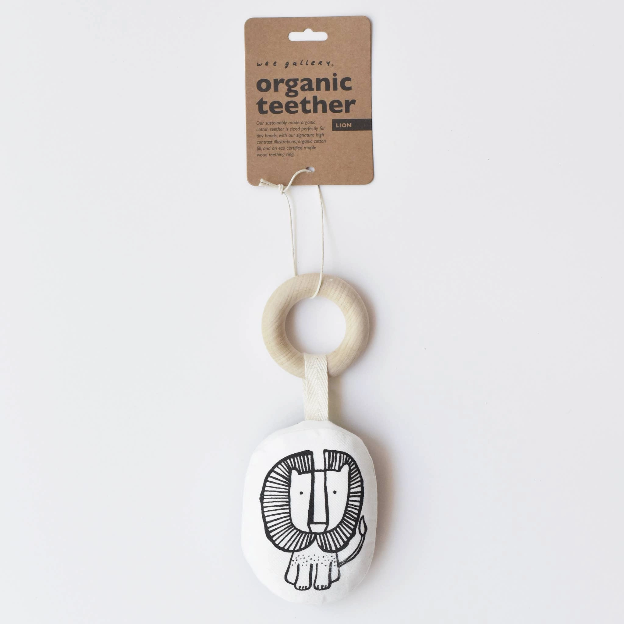 Organic Baby Teether - Lion