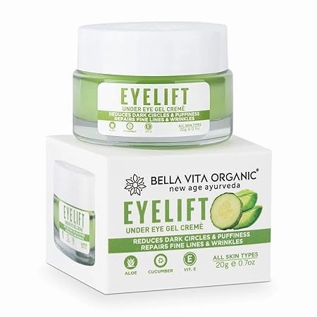 Organic EyeLift Under Eye Cream for Dark Circles, Puffy Eyes & Wrinkles, 20g