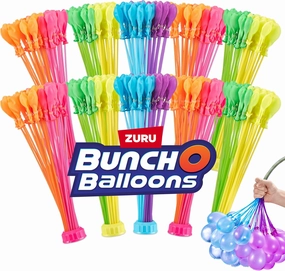 Original Bunch O Balloons Tropical Party 330  Rapid-Filling Self-Sealing Water Balloons (Amazon Exclusive 10 count, pack of 1) by ZURU Water Balloon for the Whole Family, Kids, Teens and Adults