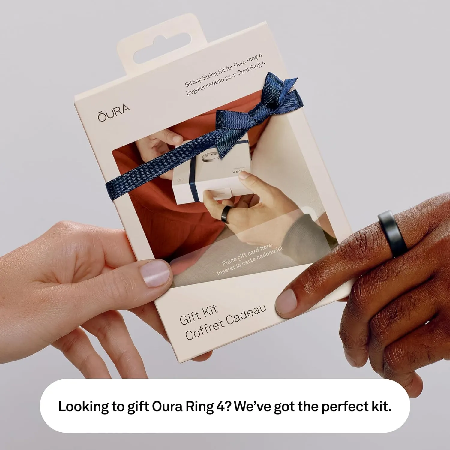 Oura Ring 4 - Silver - Size 7 - Smart Ring - Size First with Oura Ring 4 Sizing Kit - Sleep Tracking Wearable - Heart Rate - Fitness Tracker - Up to 8 Days of Battery Life
