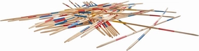 Outdoor Mikado – Set of 41 50 cm Wooden Play Sticks with Game Instructions Made of Bamboo, Suitable for Children from 3 Years