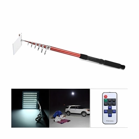 Outdoor Multifunction Lamp, LED Camping Light, Telescopic Fishing Lamp