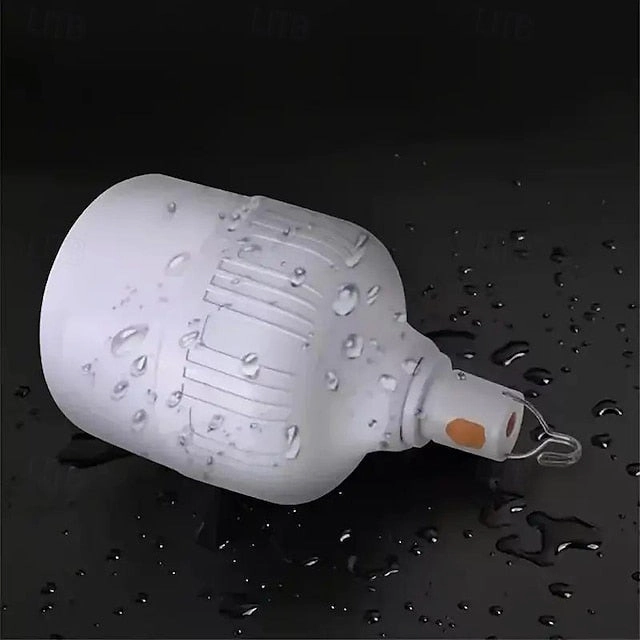 Outdoor USB Rechargeable LED Lamp Bulbs 60W Emergency Light Hook Up Camping Fishing Portable Lantern Night Lights