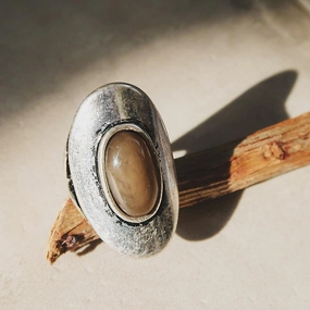 Oval Cabochon Ring