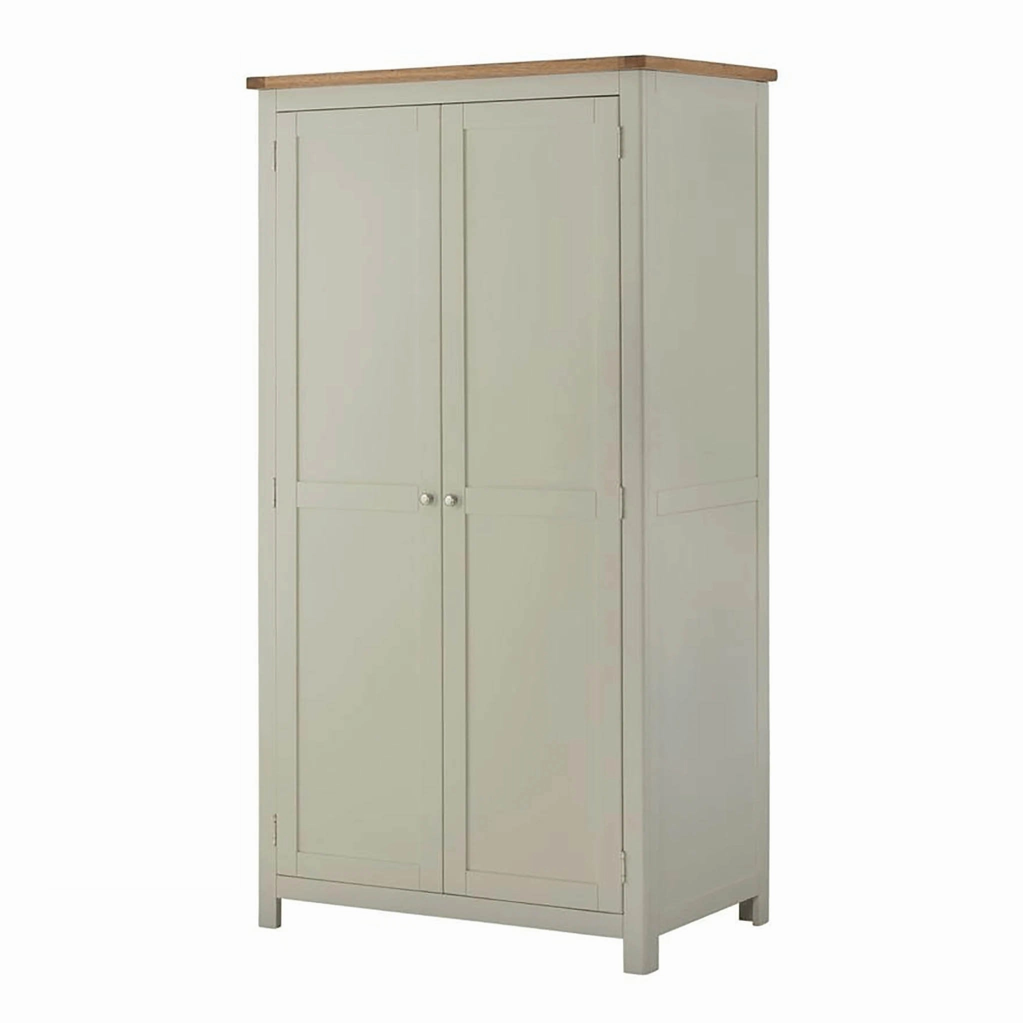 Padstow Grey All-Hanging Double Wardrobe