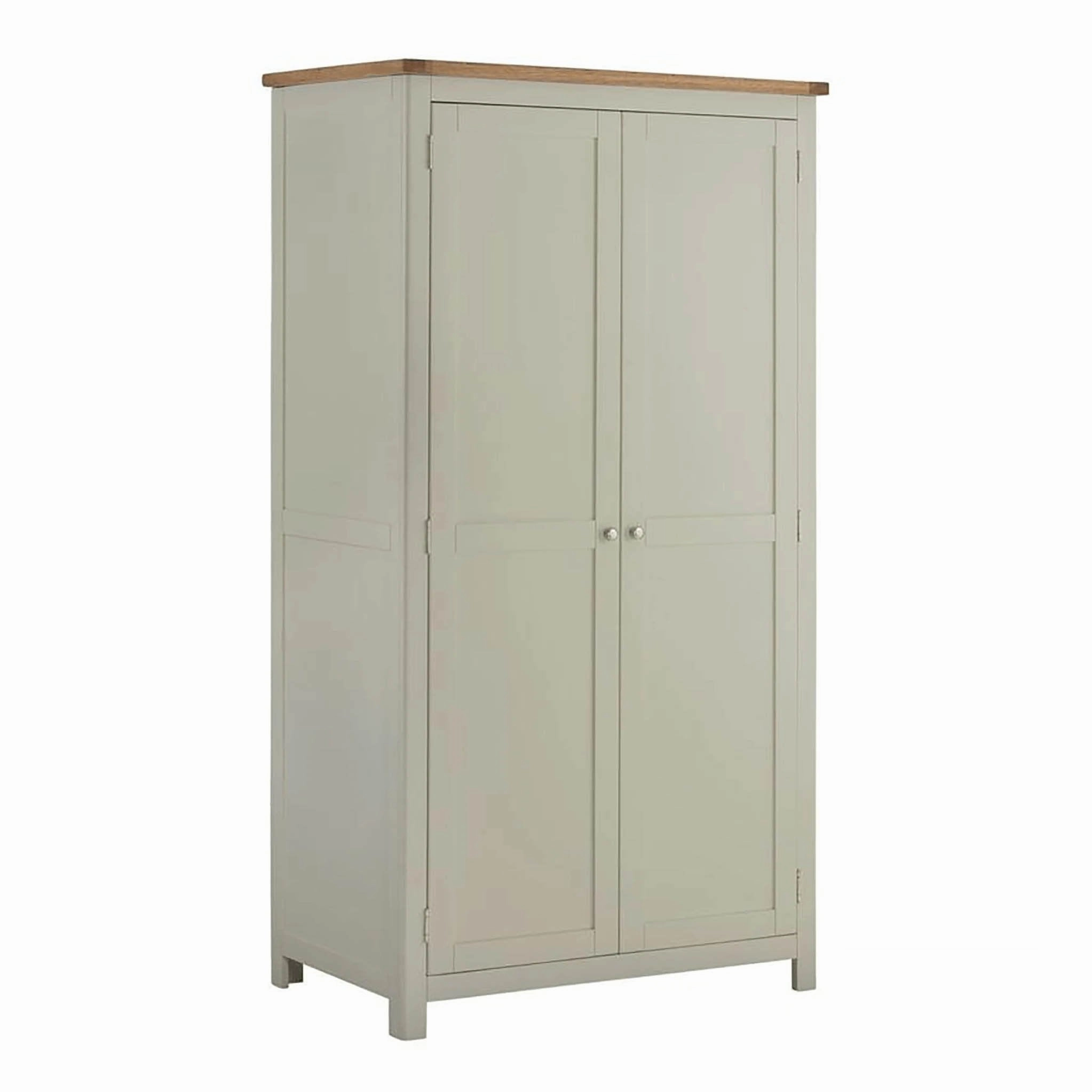 Padstow Grey All-Hanging Double Wardrobe