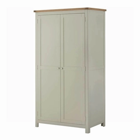 Padstow Grey All-Hanging Double Wardrobe