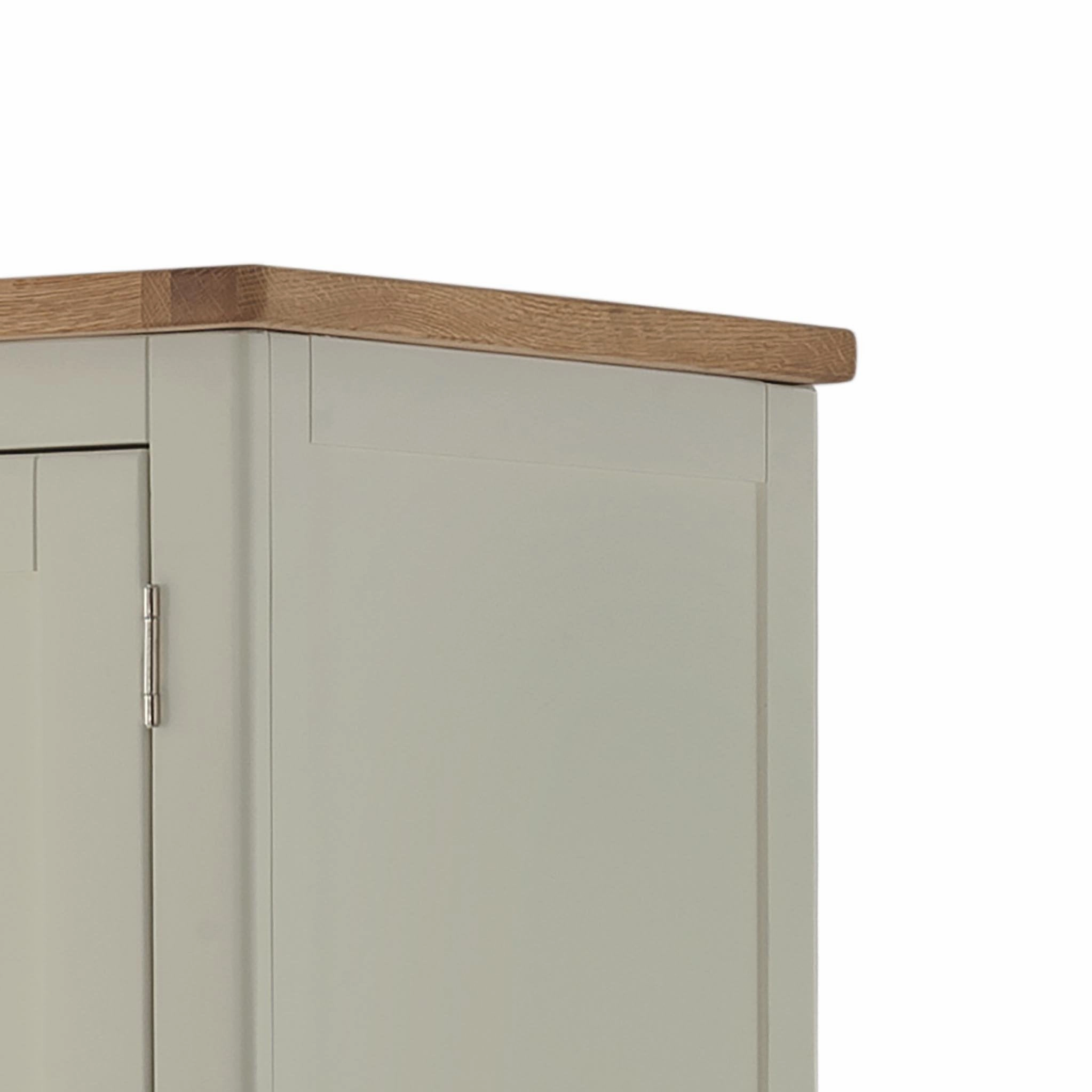 Padstow Grey All-Hanging Double Wardrobe