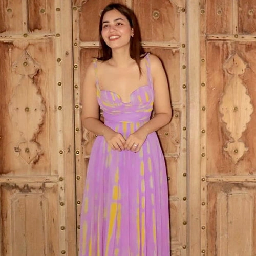 Painted Skies Ball Dress