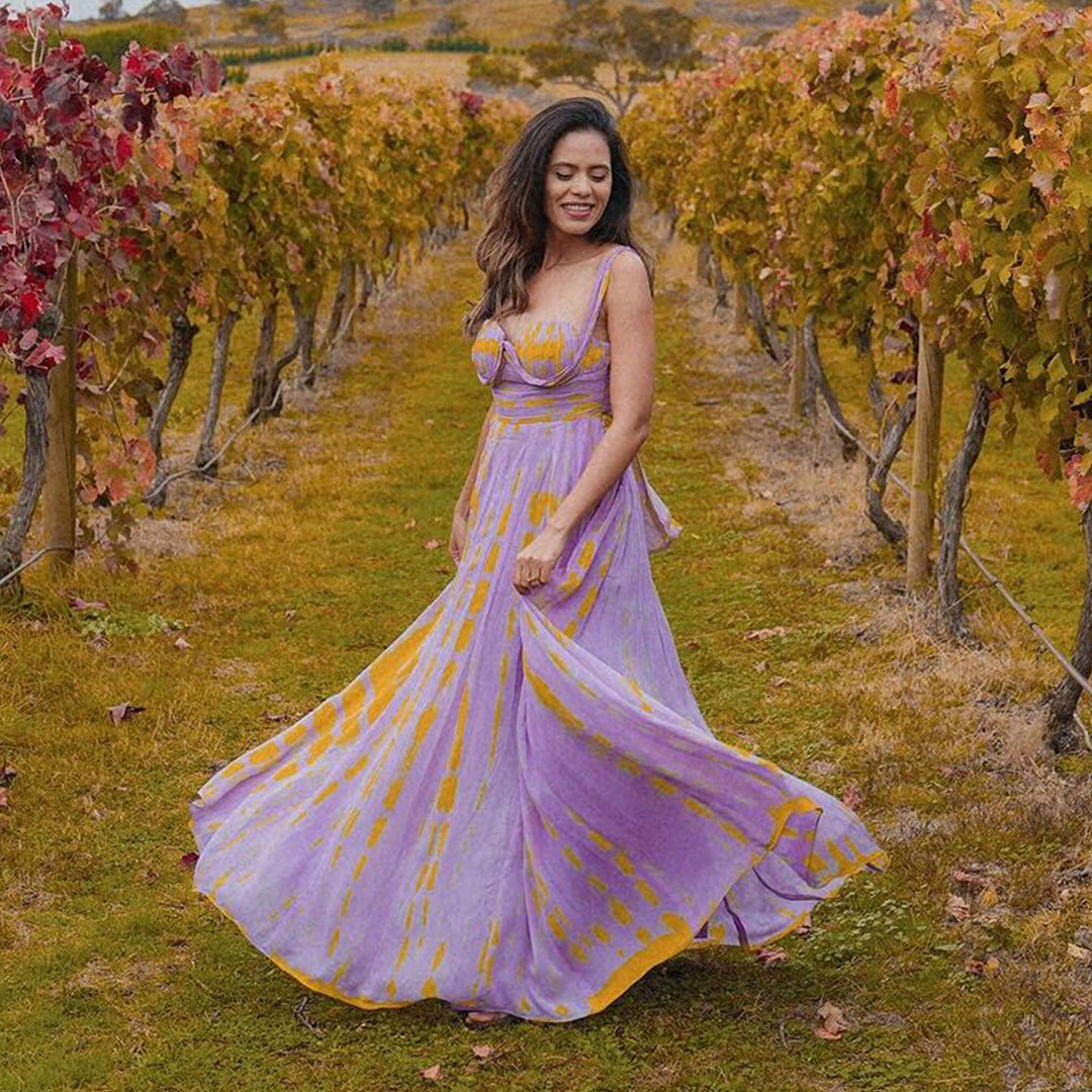 Painted Skies Ball Dress