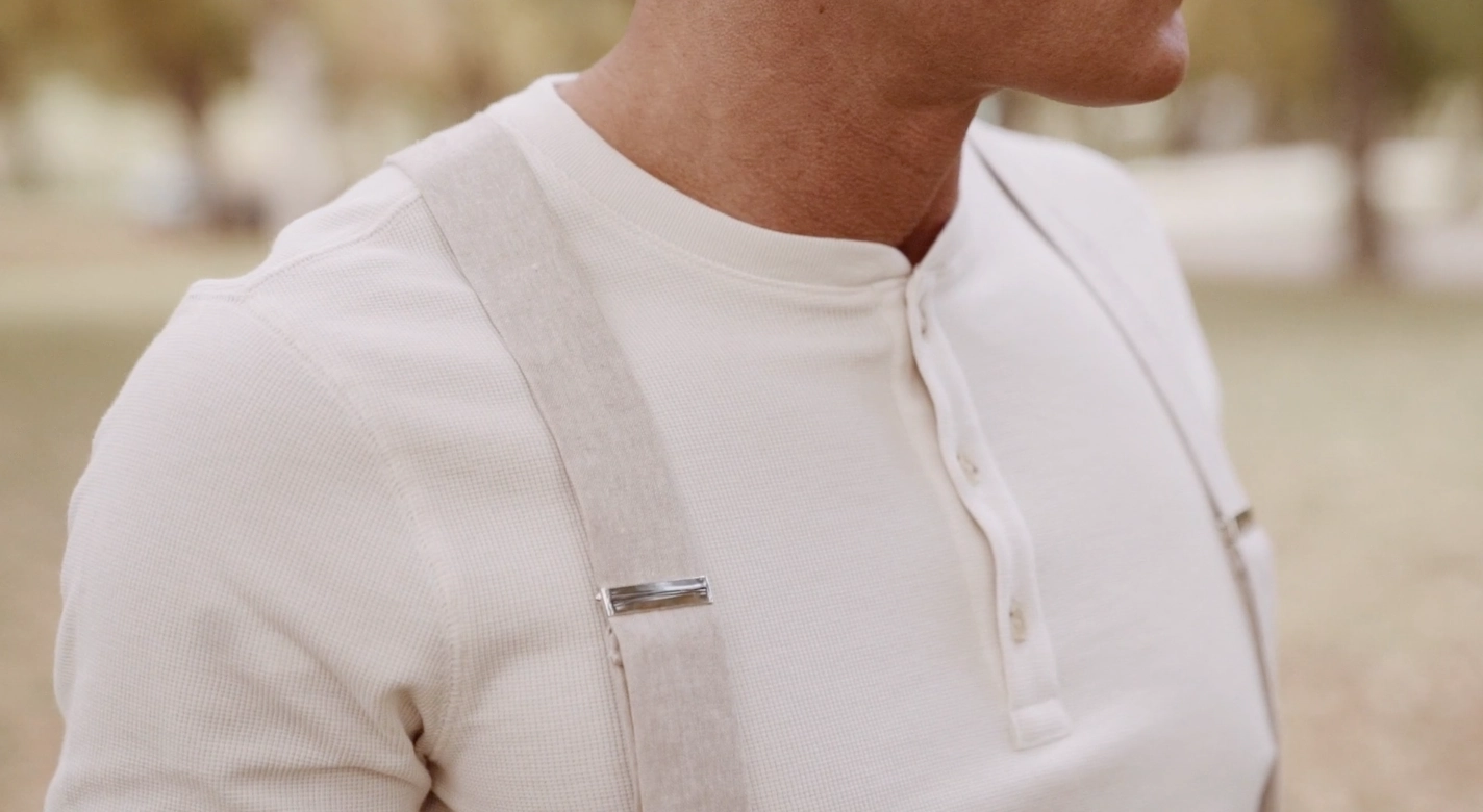 Pastel Orange Magnetic Clasp Suspenders – Heritage American Wedding Menswear | Best Alternative to Clip-Ons