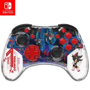 PDP REALMz Wireless Nintendo Switch Pro Controller, Rechargeable LED, Licensed for Nintendo Switch|Lite|OLED: Sonic Shadow Space Colony ARK (with Full Motion Controls)