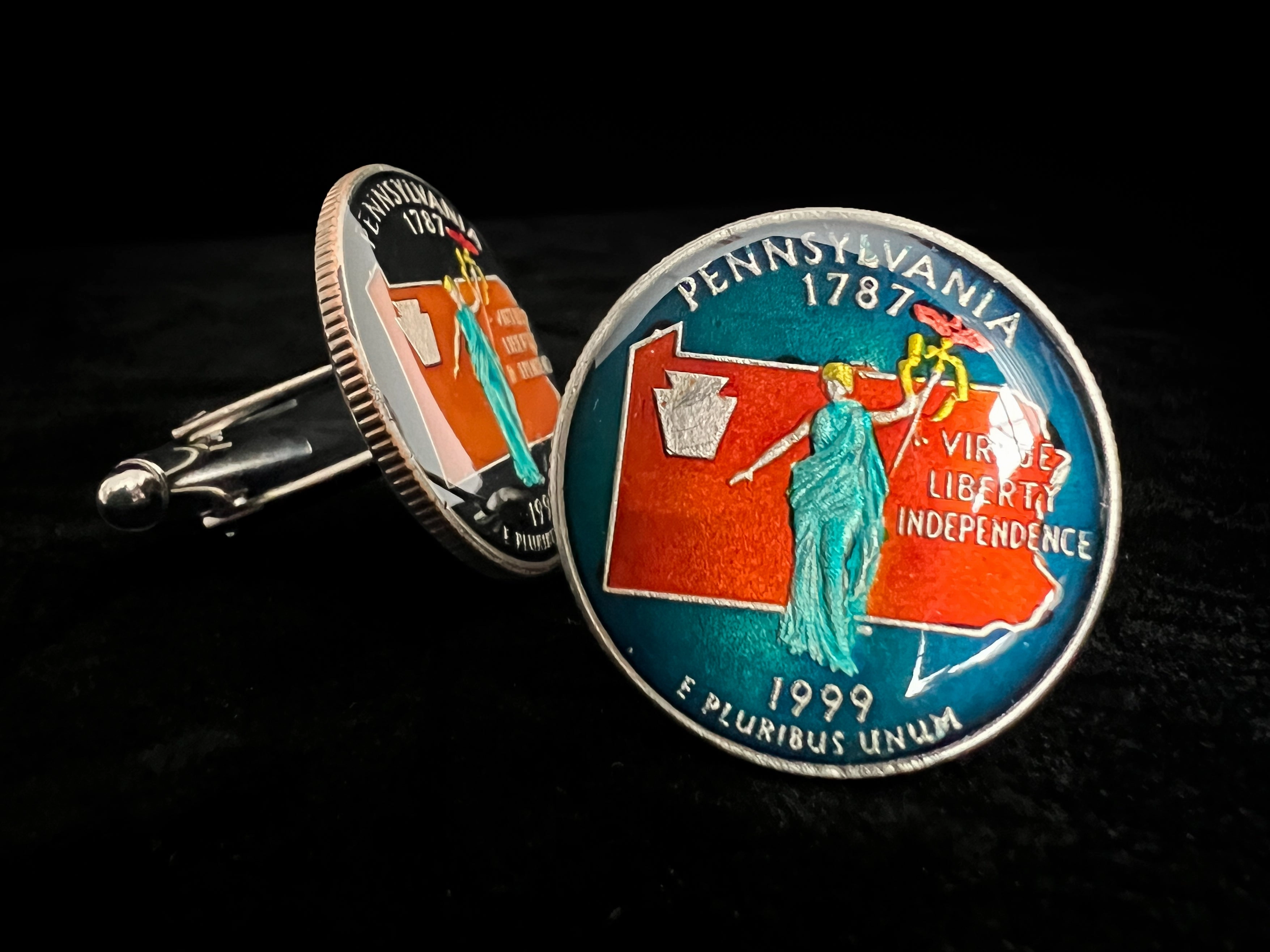 Pennsylvania Quarter<br>Coin Cufflink