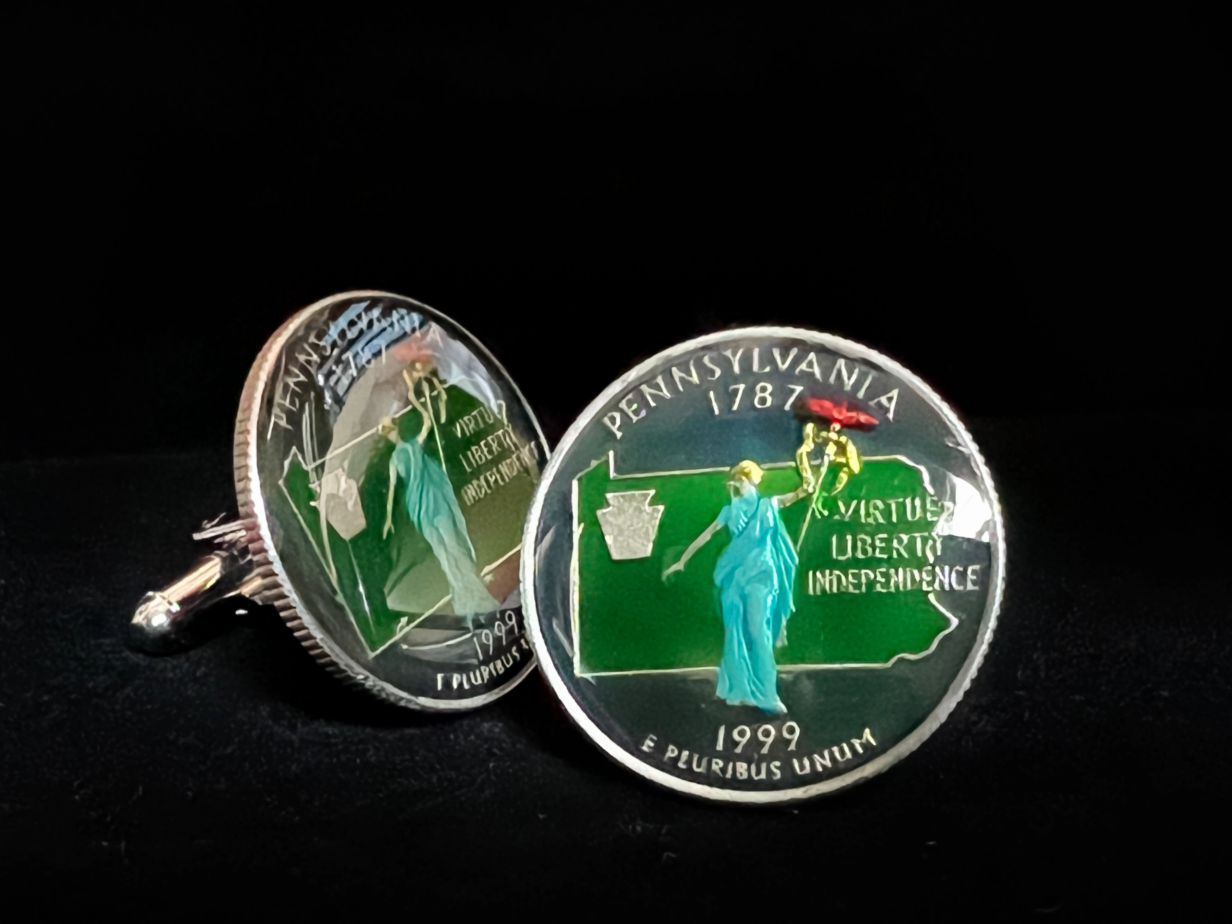 Pennsylvania Quarter<br>Coin Cufflink