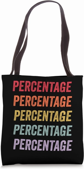 Percentage Tote Bag