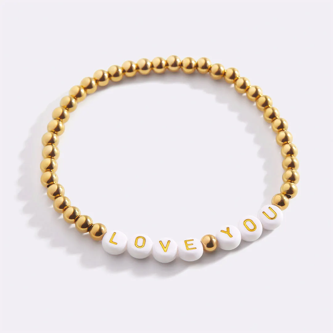 Personalized Word Bracelet