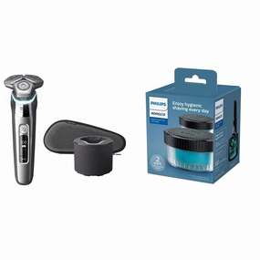 Philips Norelco Shaver 9500, S9985/84   Philips Norelco 2pk Quick Clean Pod Replacement Cartridge, CC12/52