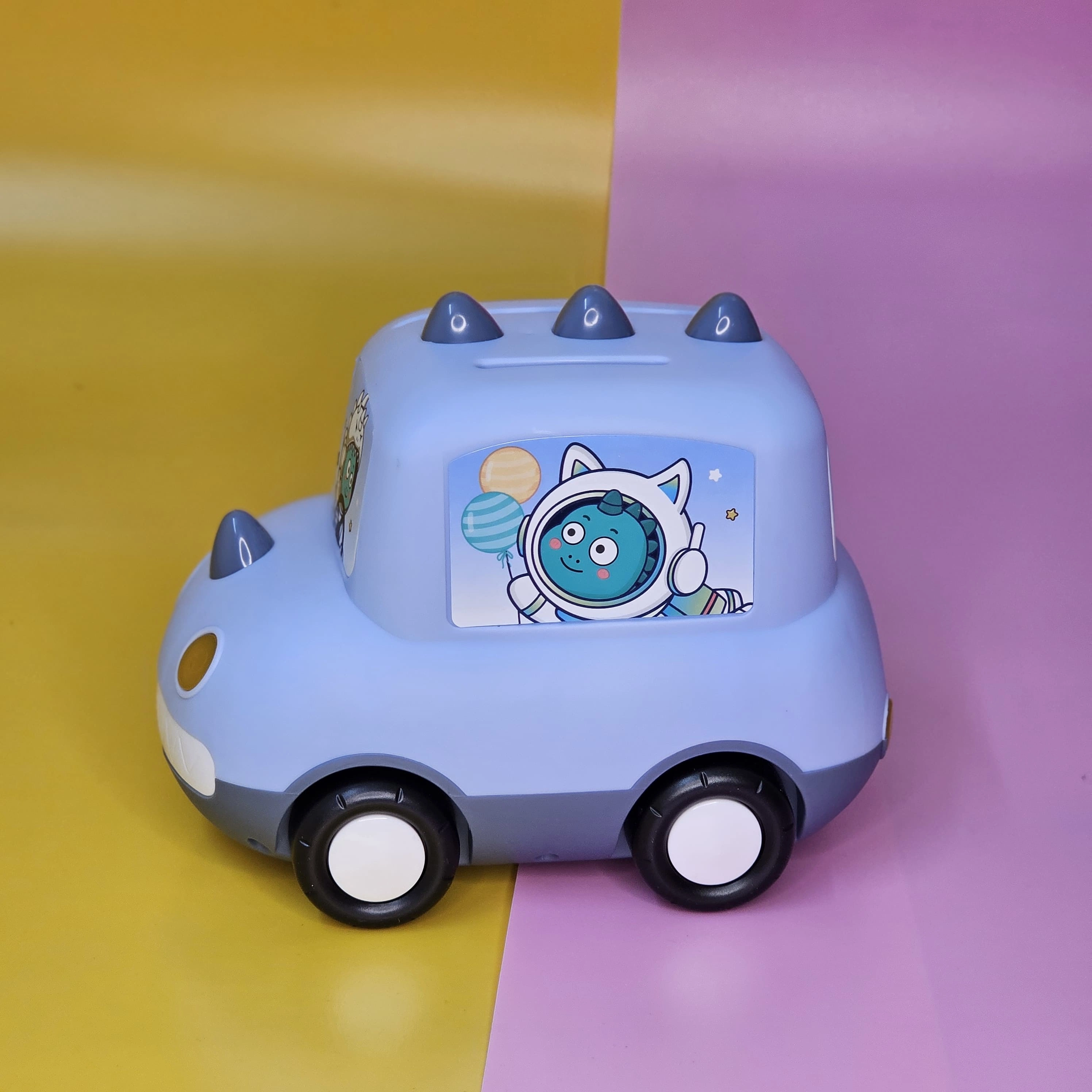 Plastic Money Box - Car shaped Piggy Bank with Password Lock