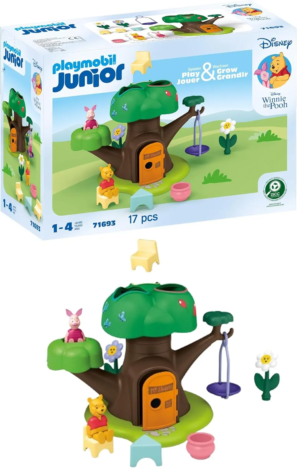 Playmobil Junior & Disney: Winnie The Pooh's & Piglet's Tree House