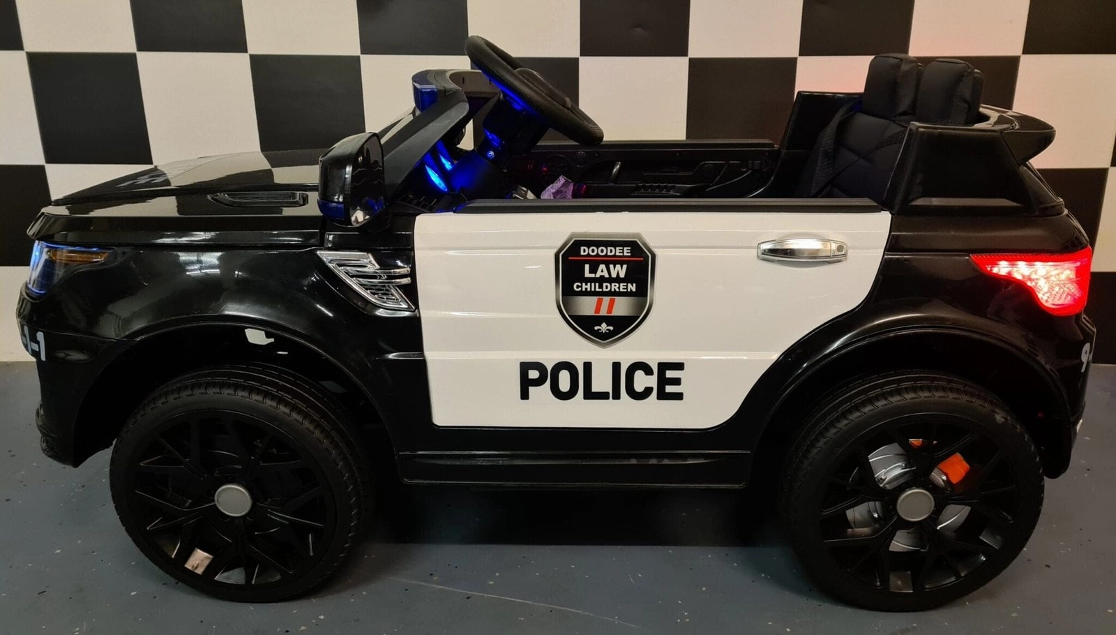 Police Car Electric Toy Kids Jeep 12 v 2.4 G Rc