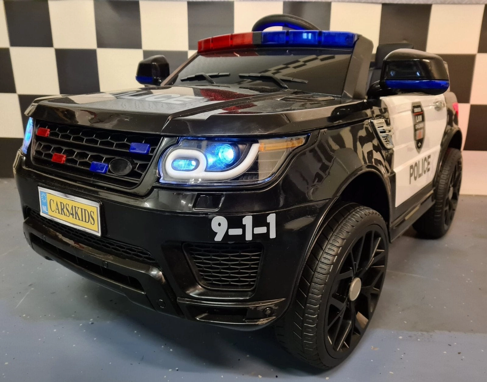 Police Car Electric Toy Kids Jeep 12 v 2.4 G Rc