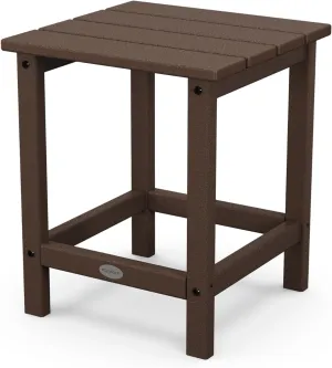 POLYWOOD ECT18MA Long Island 18" Side Table, Mahogany