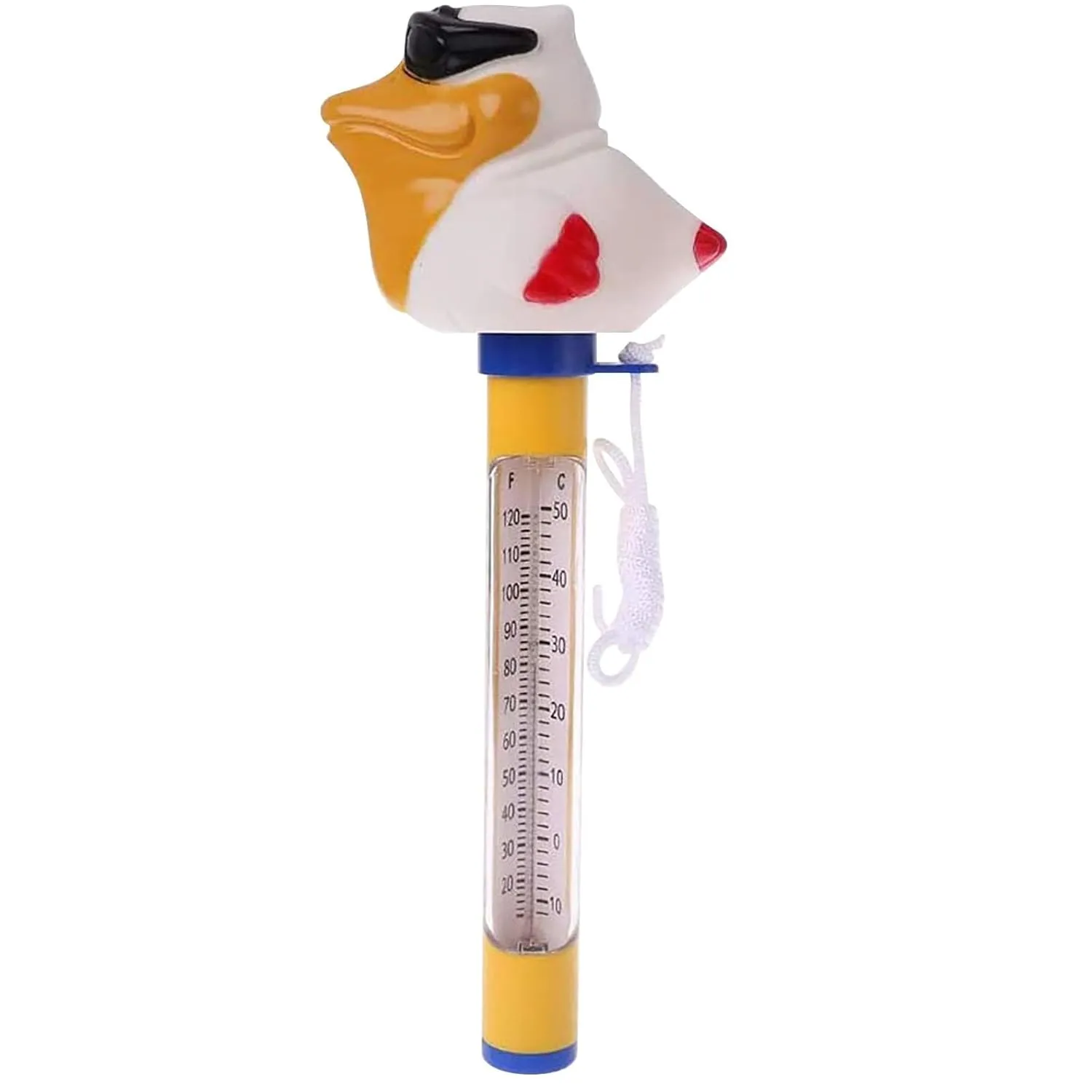 Pool Thermometer Floating,Large Size Easy Read Water Temperature Thermometer,Funny Animal Pool Thermometer for Outdoor & Indoor Swimming Pools,Spas,Ice Bath,Hot Tub,Aquariums
