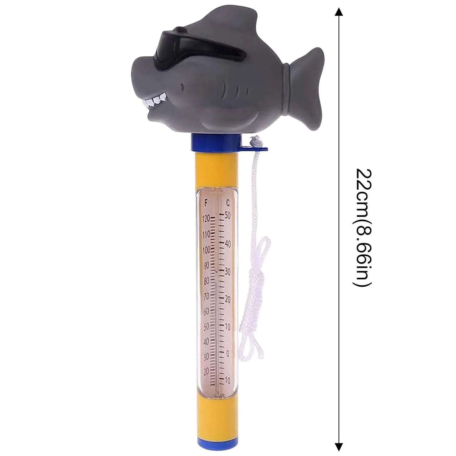 Pool Thermometer Floating,Large Size Easy Read Water Temperature Thermometer,Funny Animal Pool Thermometer for Outdoor & Indoor Swimming Pools,Spas,Ice Bath,Hot Tub,Aquariums