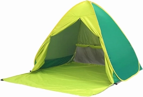 Portable Automatic Camping Tent 2-3 Persons Beach Tent Outdoor Quick Setup Tent with Carring Bag Camping Equipment