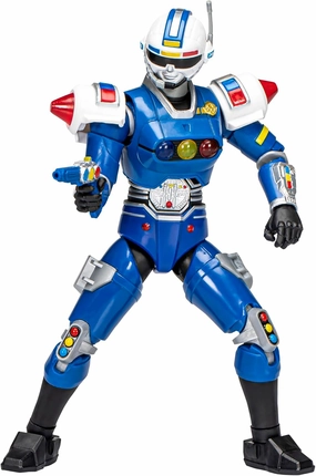 Power Rangers Lightning Collection Turbo Blue Senturion 6.6-inch in Scale 6-Inch Action Figure, Toys and Action Figures for Kids Ages 4 and Up