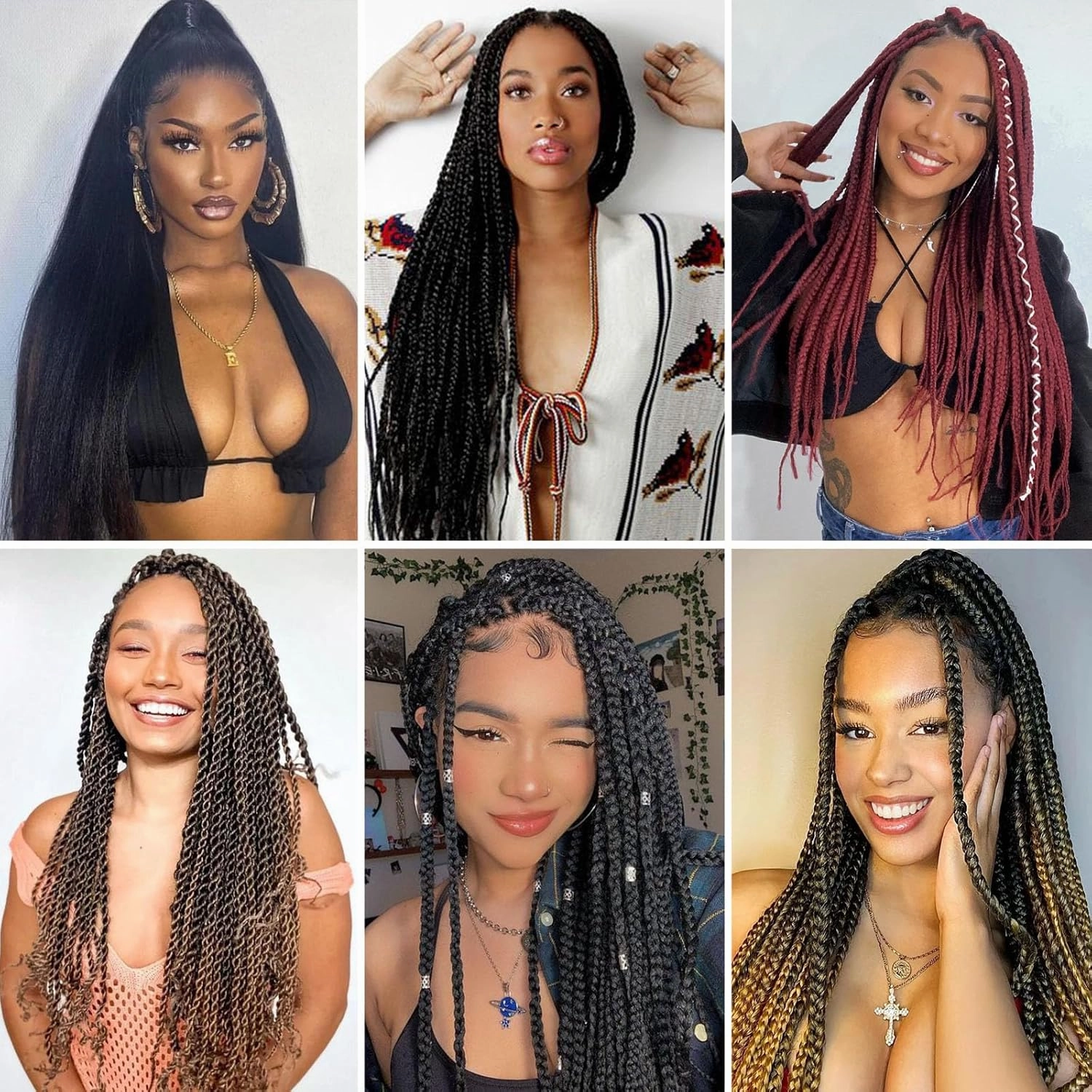 Pre Stretched Braiding Hair Professional Crochet Braids Hair 30 Inch 8 Pack Hot Water Setting Soft Yaki Texture Synthetic Braiding Hair Extension for Twist Senegalese Crochet Hair (30Inch,1B)