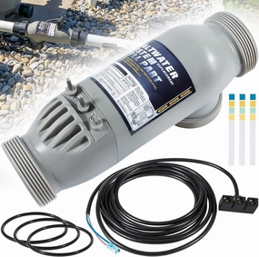 R0452400 Salt Cell PLC1400 APURE1400 Replacement For Zodiac Jandy AquaPure Purelink 3-Port 14-Blade Salt Water Chlorinator System Up To 40,000 Gallons w/ R0402800 16FT DC Power Cord & R0452100 O-rings