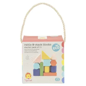 Rattle & Stack Blocks- Starter Pack Of 11
