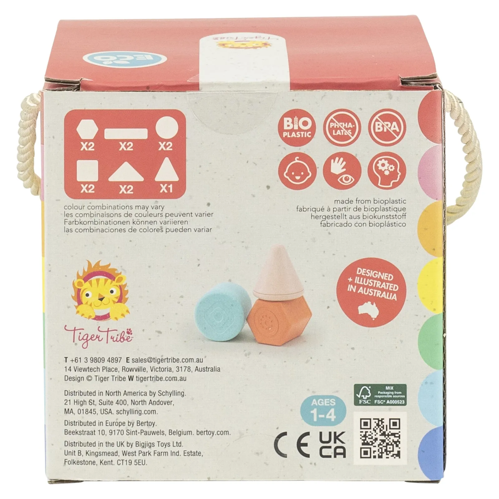 Rattle & Stack Blocks- Starter Pack Of 11