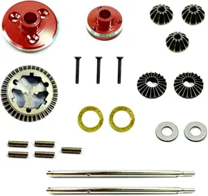 RC Car Accessories Compatible with Feiyue FY01 FY02 FY03 FY04 FY05 FY06 FY07 FY08 1/12 RC Car Upgrade Parts Accessories Metal Rear Differential