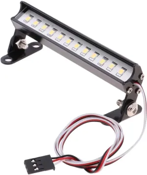 RC Car Model 12 LED Bright White Heads 1/12 1/16 Scale, 8 Adjustable Flash Modes, Metal Quality in 93mm Cool Decor Remote Control Car Accessory