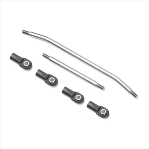 Rc Connecting Rod Tie Rod for TRX4 1/10 2pcs Metal Steering Rod Ball RC Car Truck Off-Road and Tracked Vehicle Parts and Accessories Upgrade Replacement and Use
