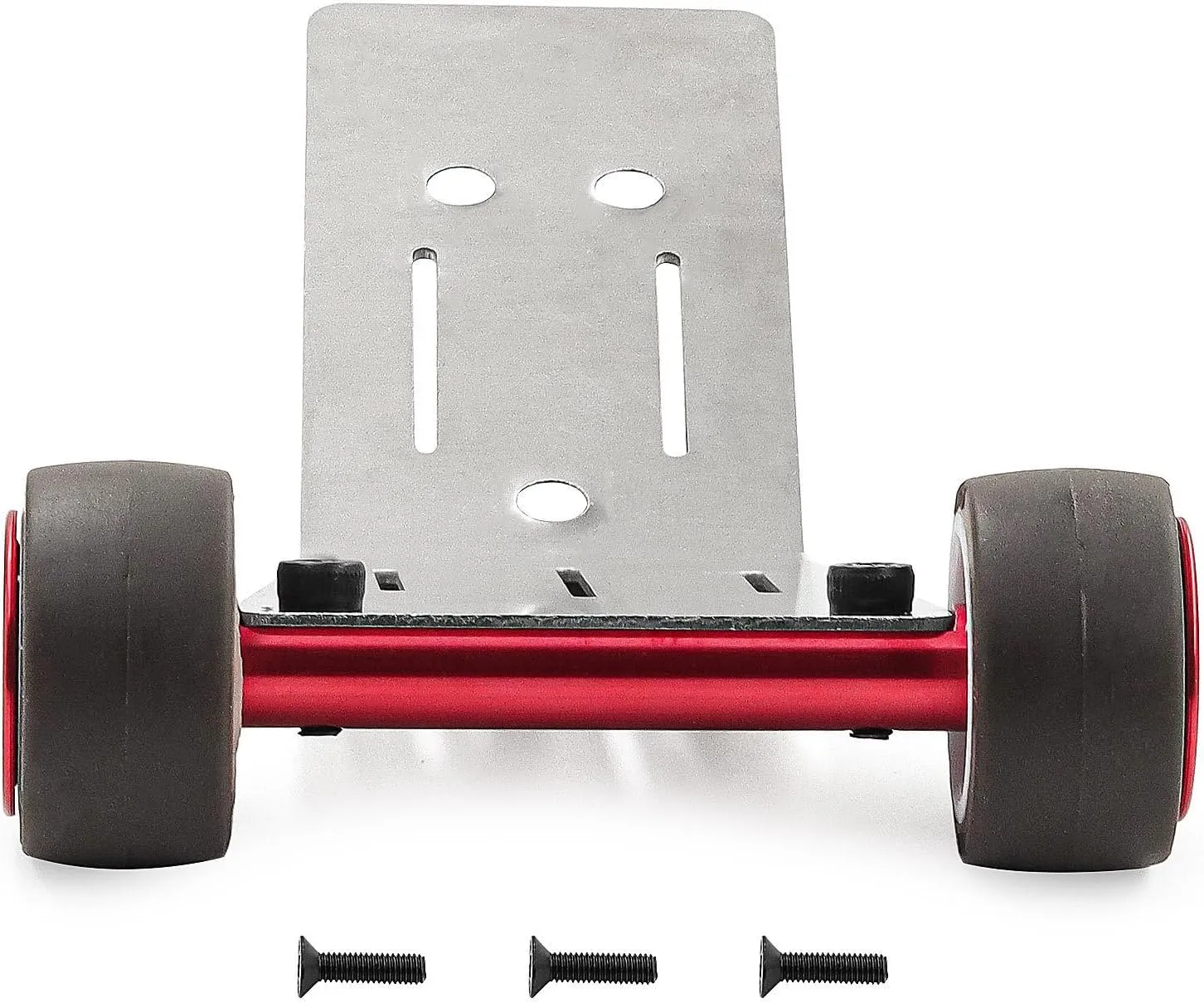 RC Head Up Wheel Stainless Steel Wheelie Bar for Traxxas Mini Maxx Monster Truck-107154-1 RC Car (Red)