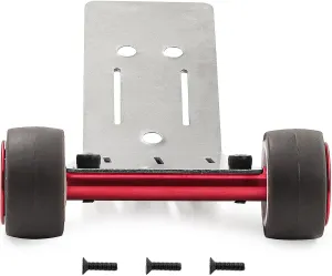 RC Head Up Wheel Stainless Steel Wheelie Bar for Traxxas Mini Maxx Monster Truck-107154-1 RC Car (Red)
