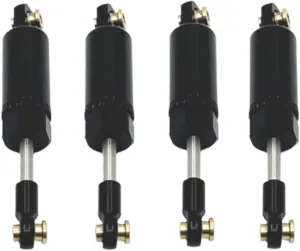 Rc Shock Absorber For MN D90 For MN82 LC79 For MN78 For Wpl C14 C24 C34 C44 1/12 1/16 4pcs Hydraulic Shock Absorber Black RC Car Upgrades Part Replacement Use