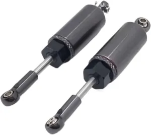 Rc Shock Absorber For WLtoys 12429 1/12 Metal Shock Absorber Gray Rc Car Off-road Vehicle Tracked Vehicle Parts And Accessories Upgrade Replacement And Use(YC-T-22)